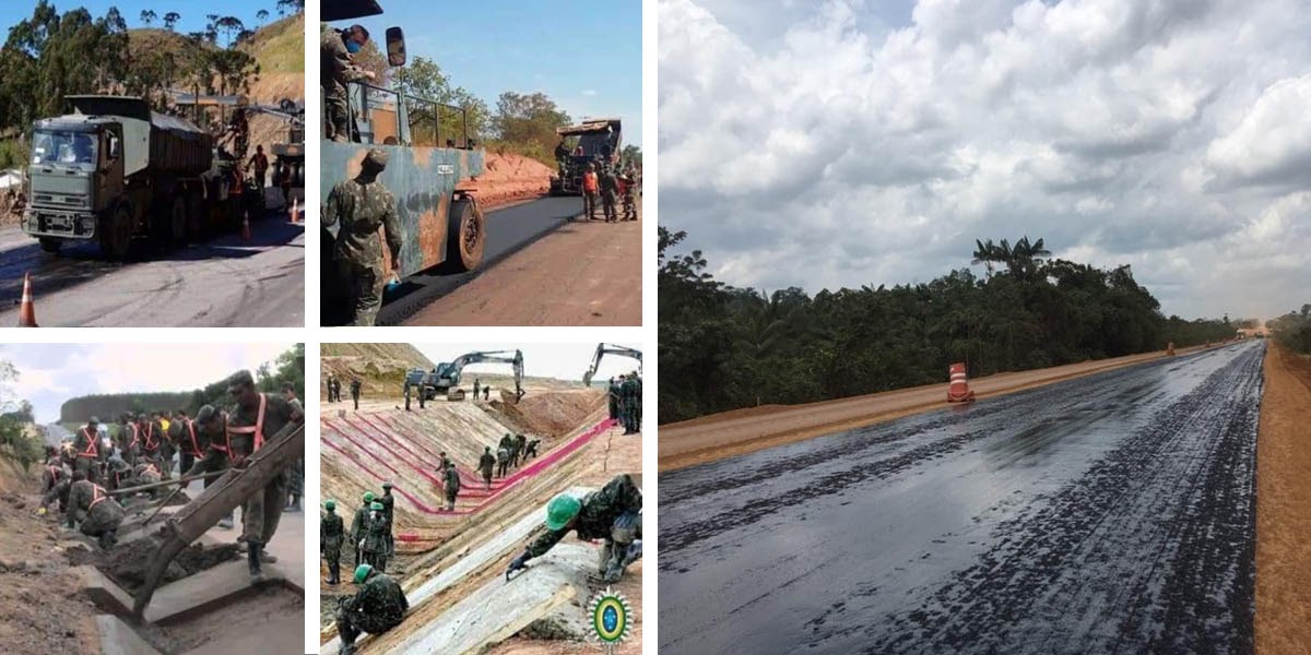 Trecho da Rodovia Transamazônica em Palestina do Pará é asfaltado e  sinalizado