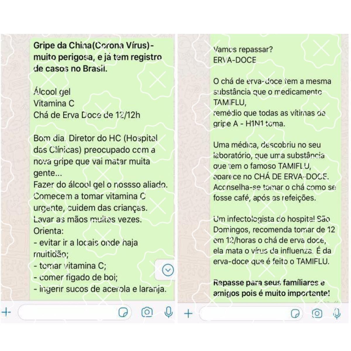 M dicos n o indicaram vitamina C e ch de erva doce contra