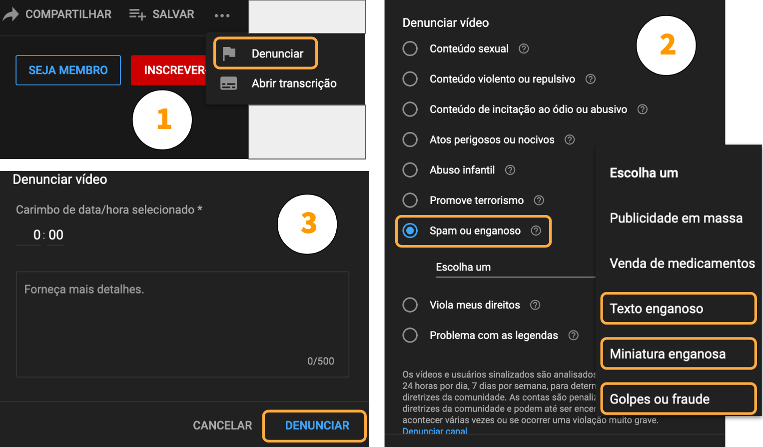 Como denunciar abuso, spam e perfis falsos no Snapchat