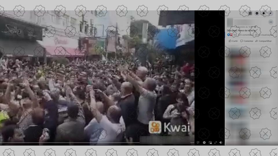 Vídeo de caminhada de Bolsonaro com apoiadores é de 2018