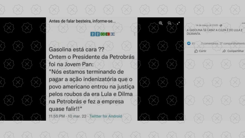 Declaração falsa atribuída ao presidente da Petrobras