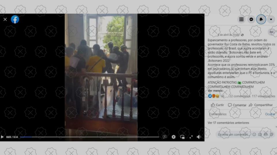 Vídeo mostra agressão da Guarda Municipal de Feira de Santana a professores