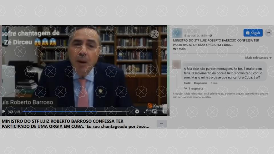 Vídeo editado é difundido para fazer crer que Barroso confessou ter participado de orgia em Cuba