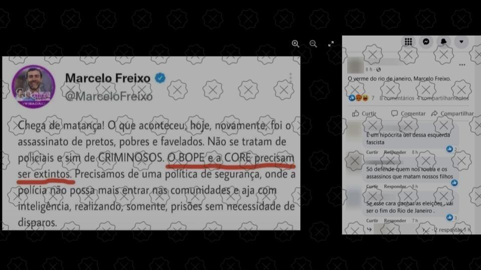 Posts difundem tweet falso do deputado federal Marcelo Freixo (PSB-RJ)