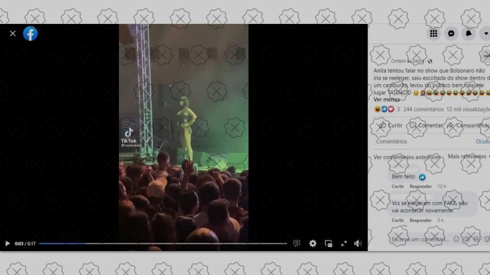 Vídeo da cantora La Zowi sendo agredida é disseminado como se mostrasse Anitta
