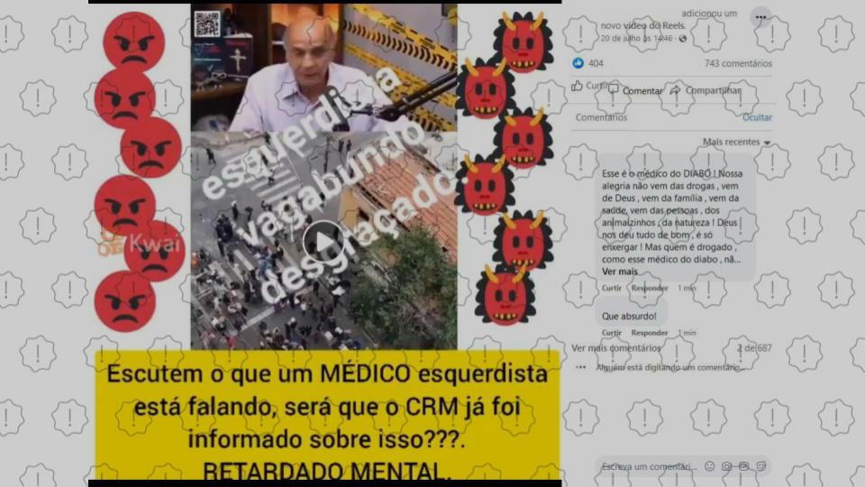 Vídeo edita fala de Drauzio Varella para sugerir que médico incentivou crianças a usarem maconha
