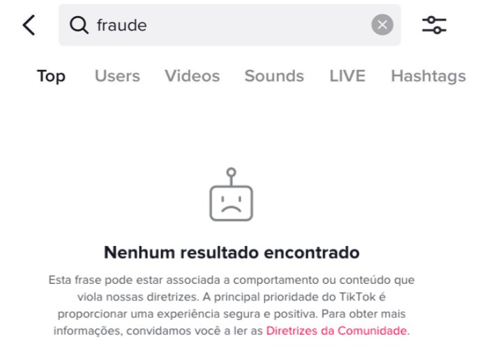 Tags - Nenhum resultado encontradoao vivo