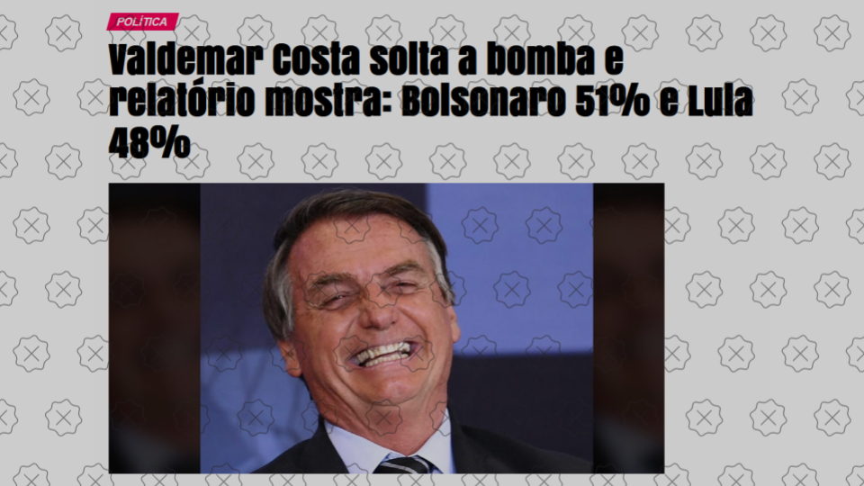 Publicações distorcem conteúdo do relatório do PL para afirmar que Bolsonaro venceu as eleições com 51% dos votos