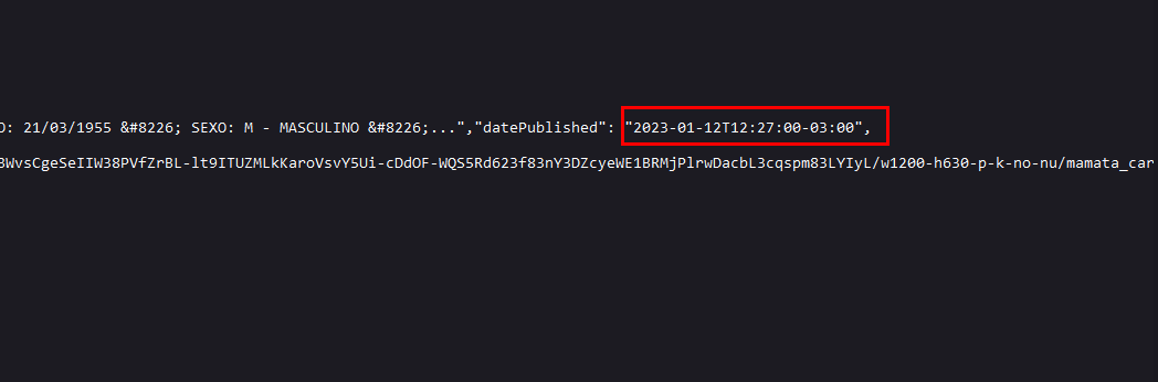 Código-fonte mostra que o grupo hacker publicou a lista no dia 12 de janeiro de 2023
