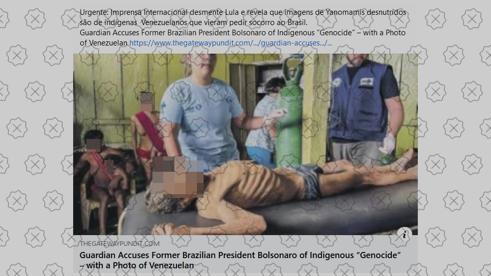 Post alega, de forma enganosa, que foto usada pelo Guardian retrataria indígenas venezuelanos, não brasileiros