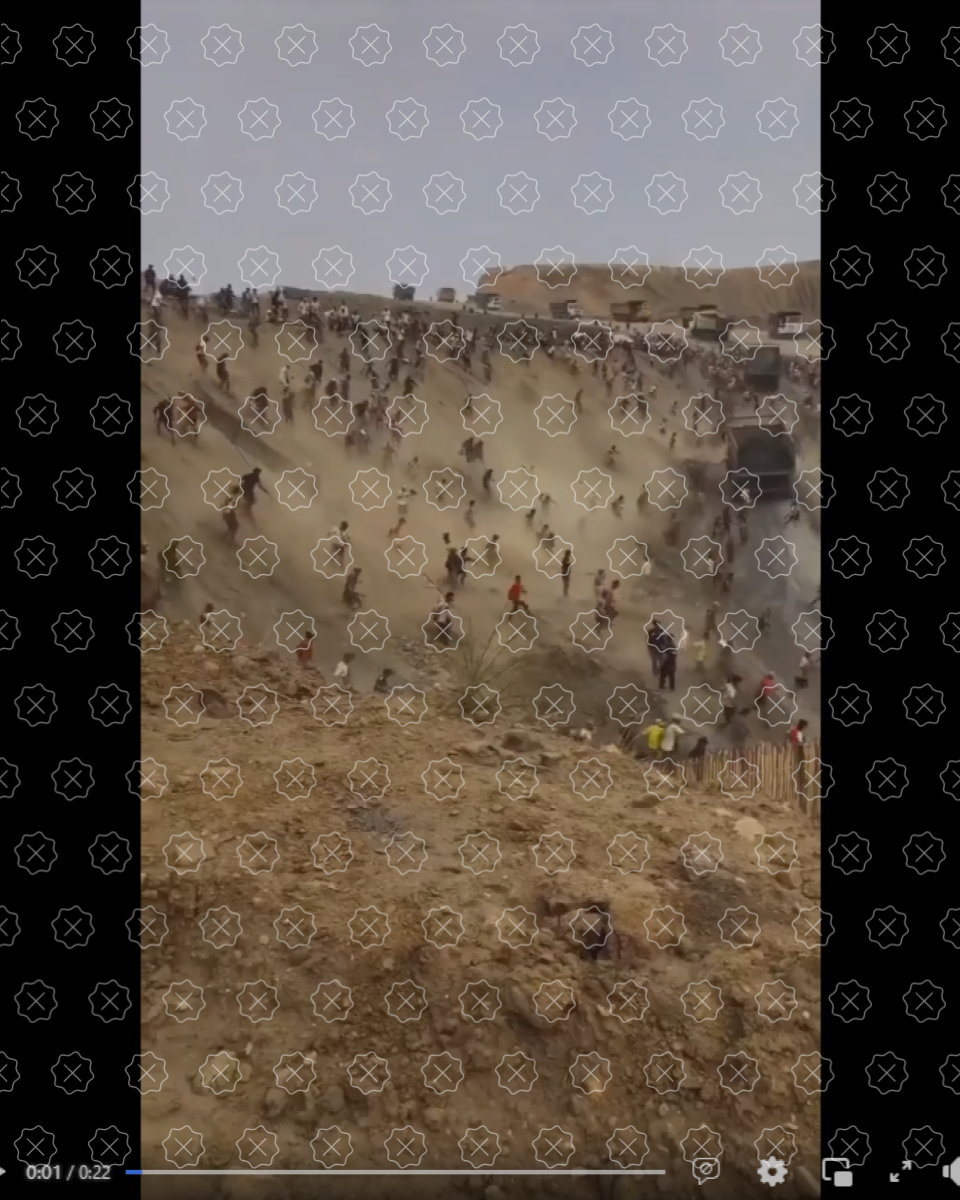 Vídeo de pessoas correndo em mina em Mianmar circula como se fosse fuga de garimpeiros da terra Yanomami