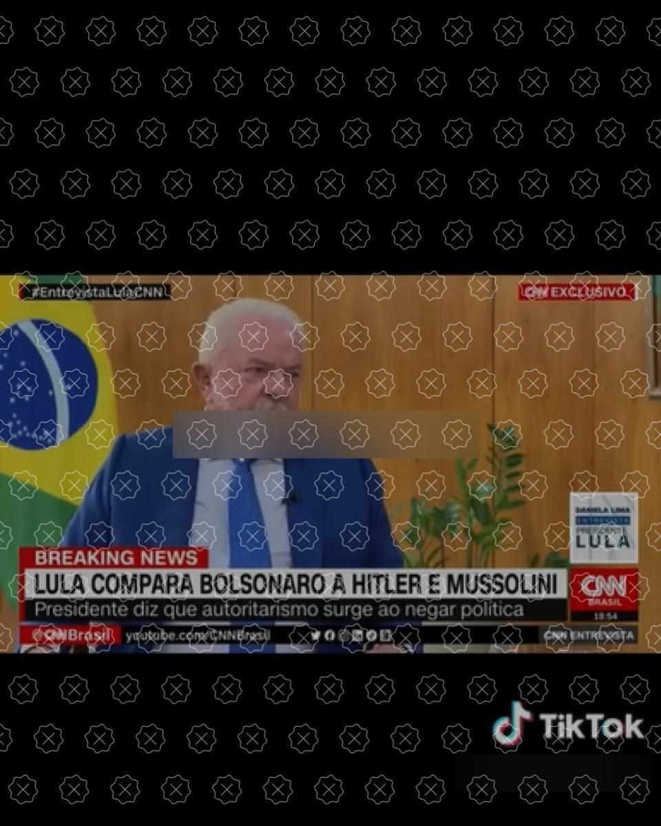Posts difundem trecho editado de entrevista de Lula para alegar que o presidente disse que criará uma indústria de mentiras nos próximos quatro anos