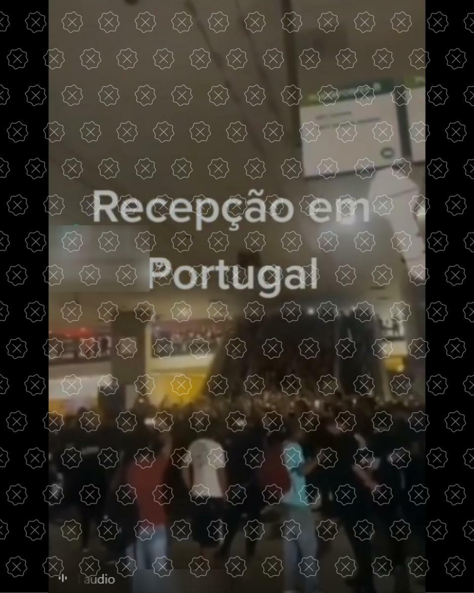 Posts enganam ao compartilhar um vídeo gravado na rodoviária de Brasília em outubro de 2022 como se mostrasse um protesto recente contra Lula em Portugal