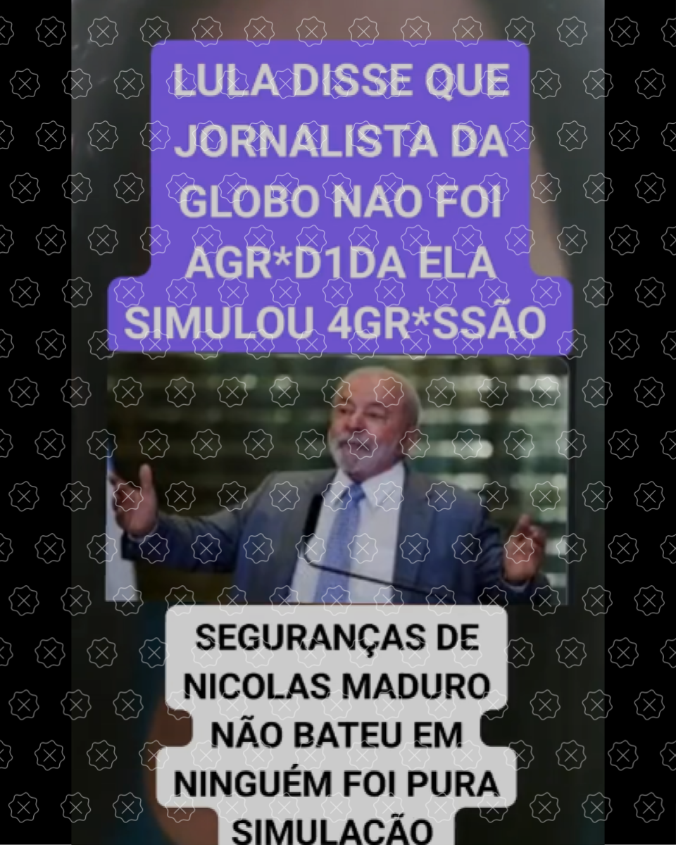 Vídeo que circula nas redes inventa declaração de Lula sobre caso de agressão contra a jornalista Delis Ortiz