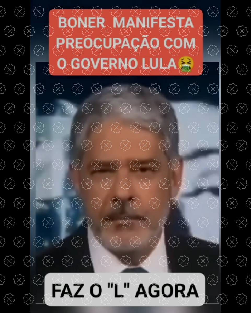 Vídeo de Bonner foi editado para sugerir que apresentador criticava governo Lula por prisões sem motivo