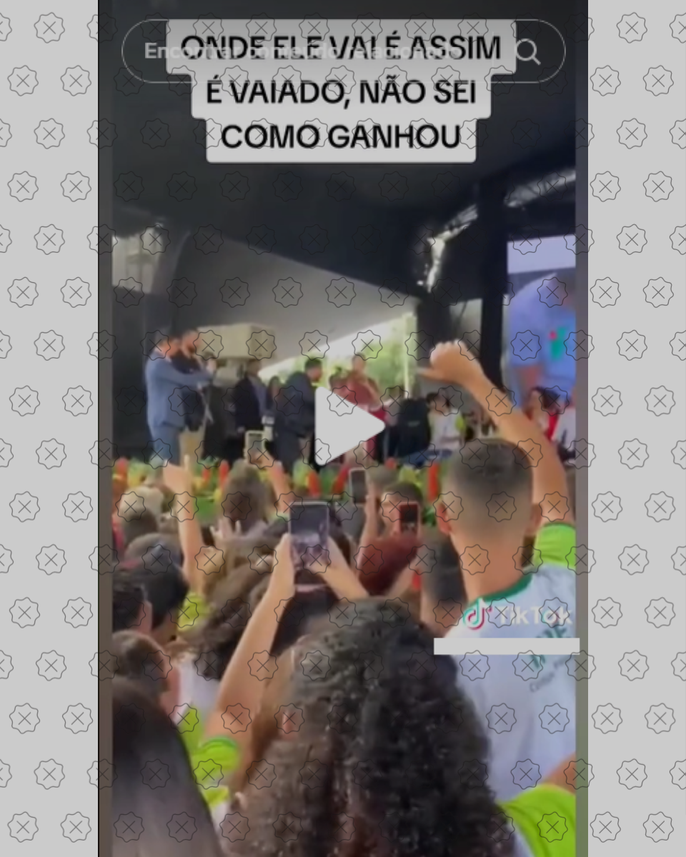 Vídeo alega que Lula foi vaiado em evento, mas as imagens mostram que o alvo das críticas era a governadora Raquel Lyra.