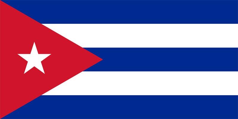 Imagem da bandeira de Cuba