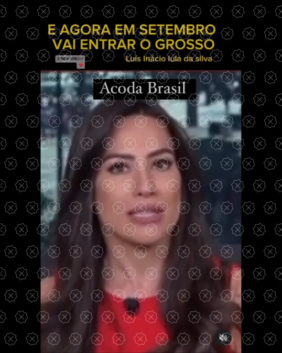 Reportagem da CNN sobre desabastecimento de diesel é acompanhada da legenda ‘E agora em setembro vai entrar o grosso Luís Inácio Lula da Silva’