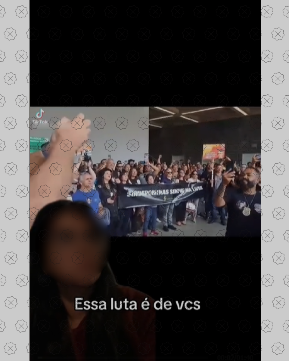 Postagens nas redes sociais usam registros de um protesto contra o governo de Minas Gerais alegando se tratar de uma manifestação contra Lula. 