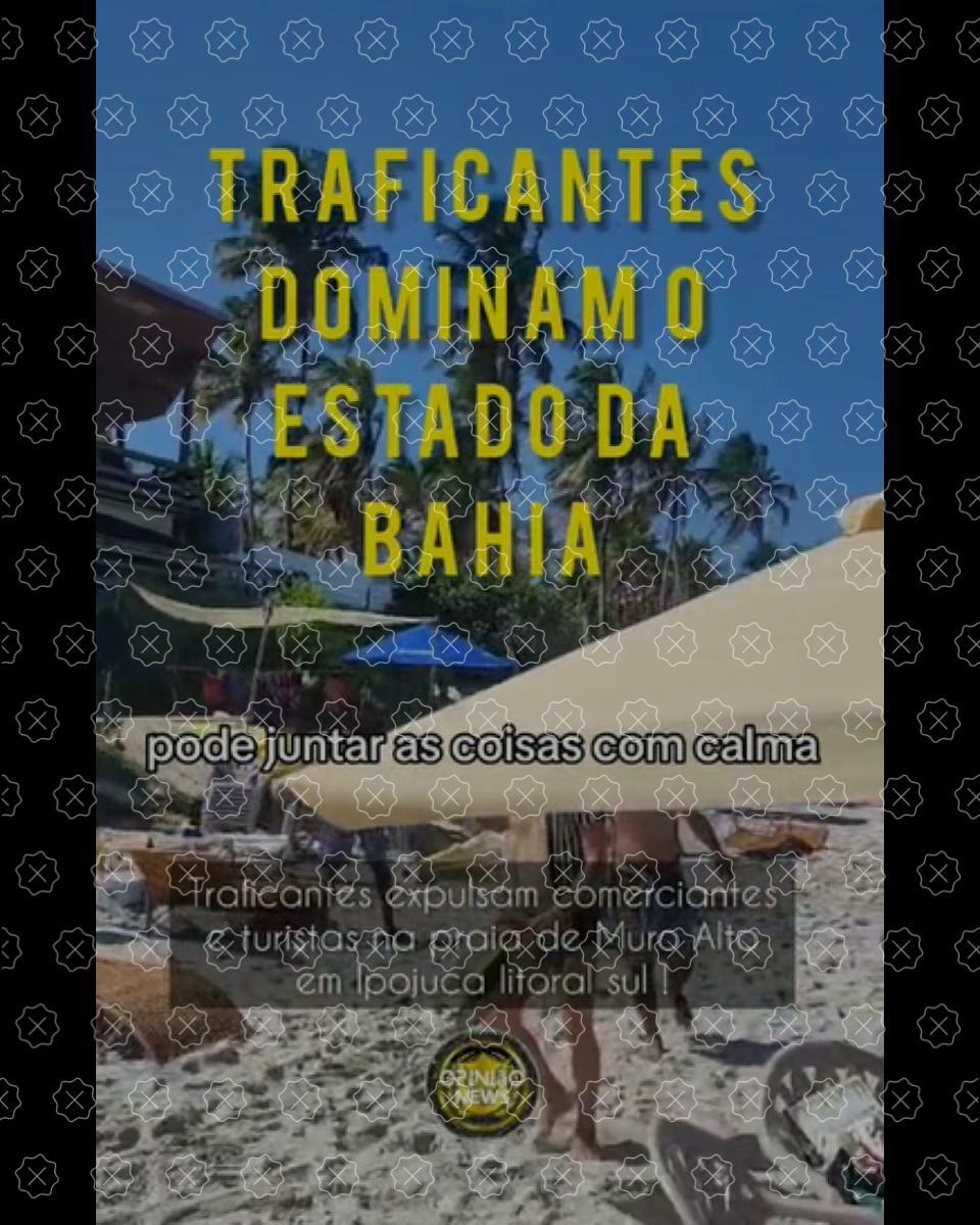 ídeo que mostra desentendimento entre comerciantes em Pernambuco circula acompanhado de legenda que sugere que se trata de ação de traficantes na Bahia