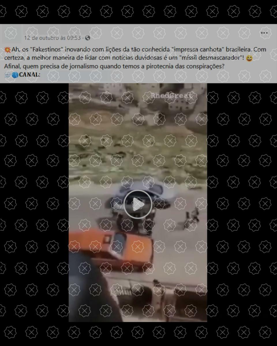 Post difunde vídeo de funeral encenado na Jordânia em 2020 como se fosse falso enterro de palestino durante guerra entre Israel e o grupo extremista palestino Hamas