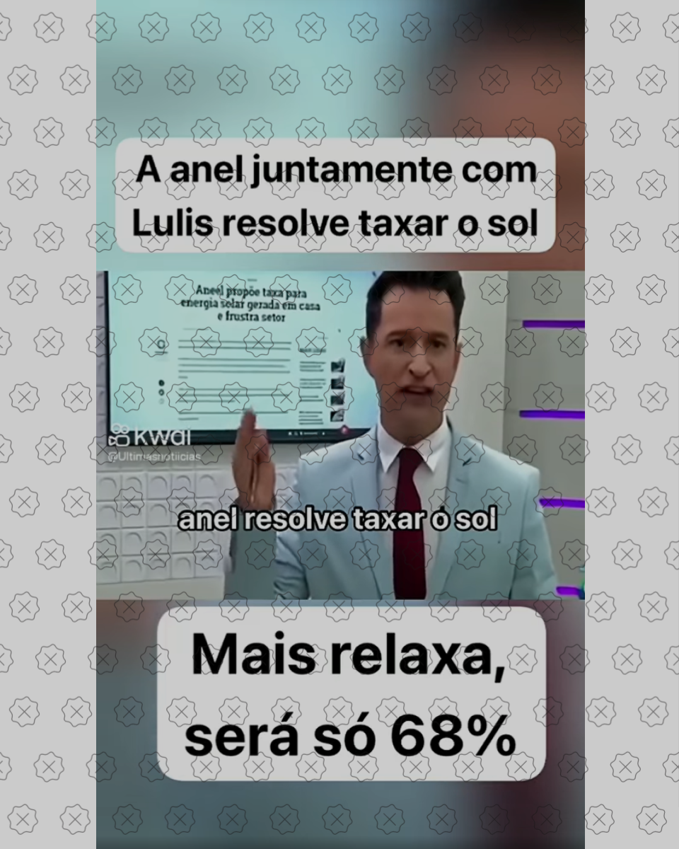 Vídeo de 2019 sobre proposta de taxação feita pela Aneel circula como se fosse recente e mostrasse decisão conjunta entre a agência reguladora e o governo Lula (PT)