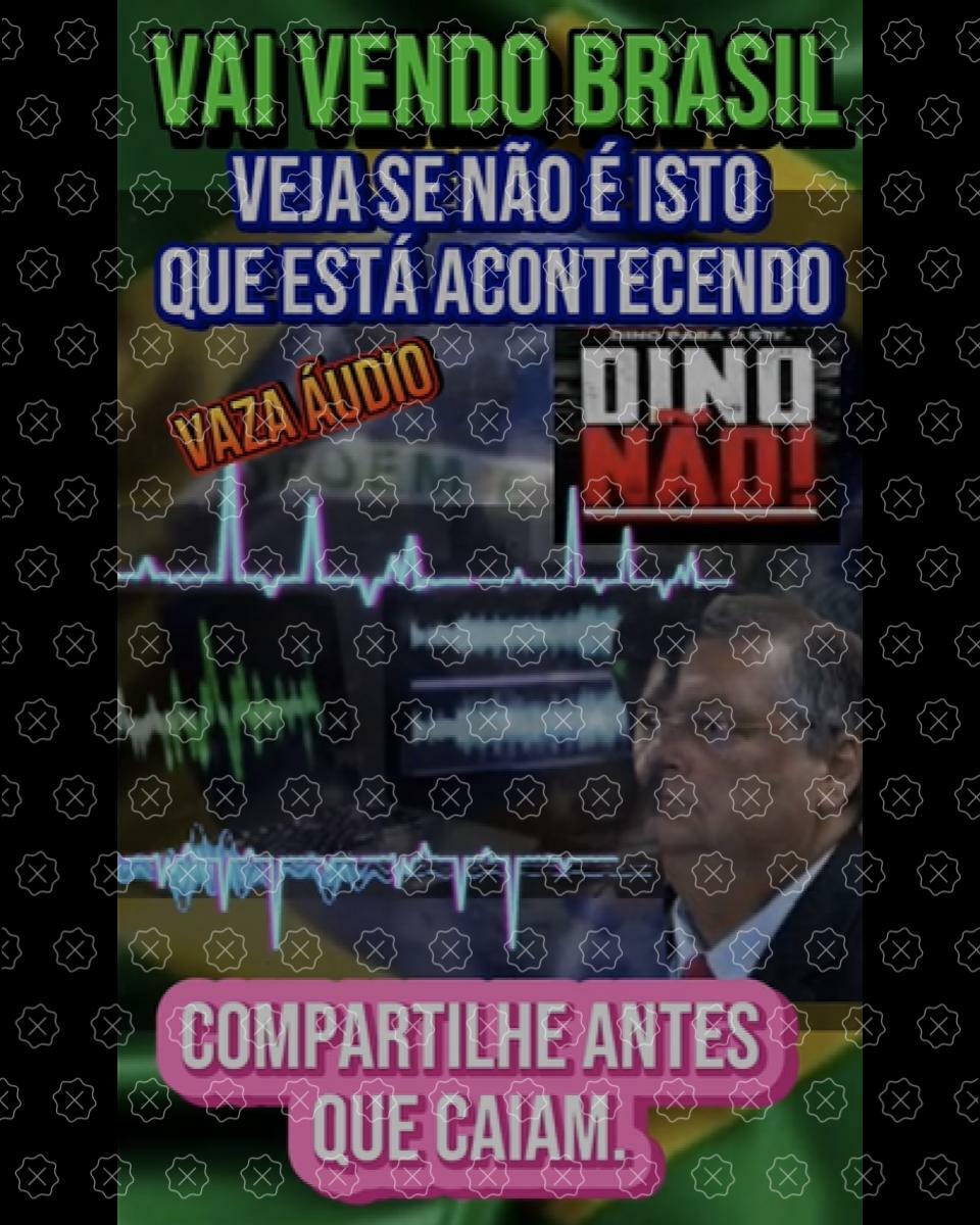 Posts compartilham áudio oriundo de desenho animado satírico que imita a voz de Flávio Dino para fazer crer que ministro teria revelado plano de destruir o Brasil