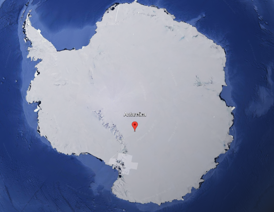 Imagem de satélite mostra formato da Antártida