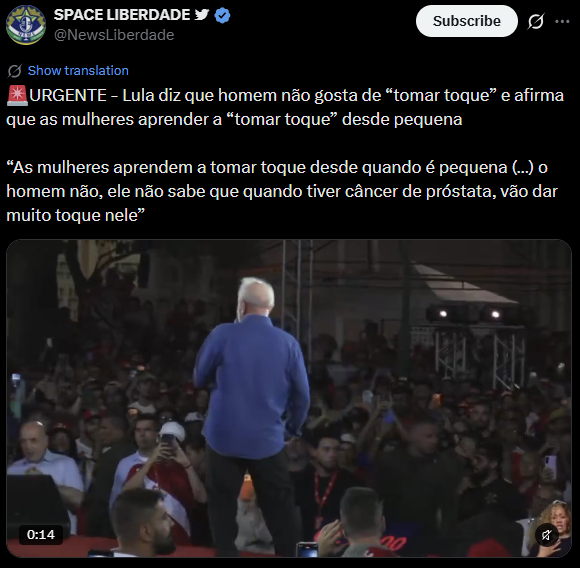 Como uma rede extremista no X articulou a falsa associação de Lula à pedofilia