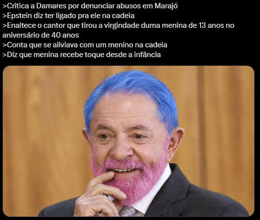Como uma rede extremista no X articulou a falsa associação de Lula à pedofilia
