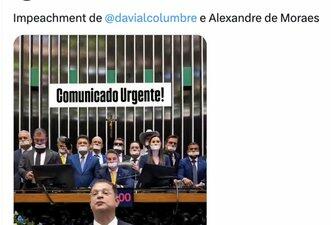 Moraes e Alcolumbre não sofreram impeachment; vídeo é antigo