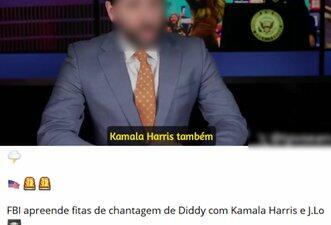 Não há registros de filmagens de Kamala Harris em festas de Diddy