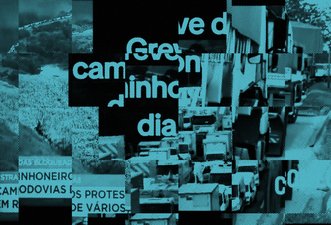 Posts compartilham imagens antigas para sugerir que caminhoneiros estariam em greve