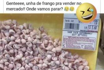 Vídeo mostra unhas de frango sendo vendidas nos EUA, não no Brasil