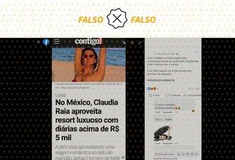 Claudia Raia não usou dinheiro captado via Lei Rouanet para viajar ao México