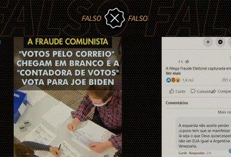 Vídeo em que mulher preenche cédulas em branco não indica fraude nas eleições dos EUA