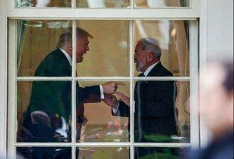 Imagem em que Trump grita com Lula na Casa Branca é feita com IA