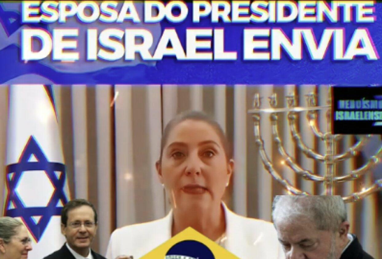 Em vídeo, primeira-dama israelense fala sobre criação do país, não suposto conflito com Brasil