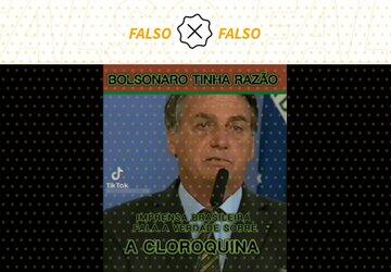 Vídeo tira de contexto trechos de telejornais para mentir que imprensa recomendou cloroquina