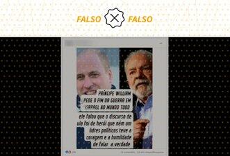 Príncipe William não elogiou Lula ao pedir fim do conflito entre Israel e Hamas