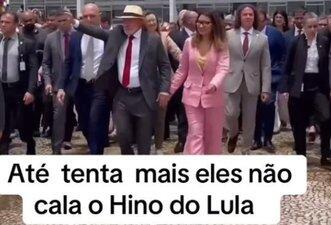 É montagem vídeo em que público chama Lula de ‘ladrão’ durante ato do 8 de Janeiro
