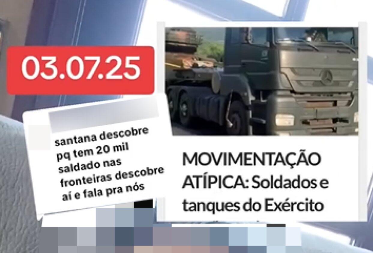 É falso que Exército reforçou tropa na Amazônia para conter iranianos infiltrados