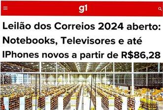 Golpe inventa falso leilão de iPhones pelos Correios para roubar dinheiro e dados de usuários