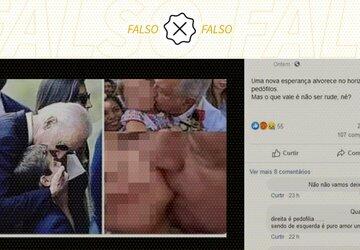 Posts usam fotos de enterro e do presidente do México ao alegar que Biden seria pedófilo