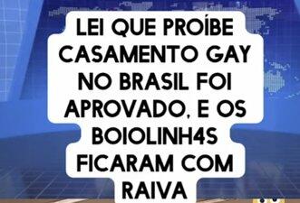 É falso que Congresso aprovou lei que proíbe casamento homoafetivo no Brasil