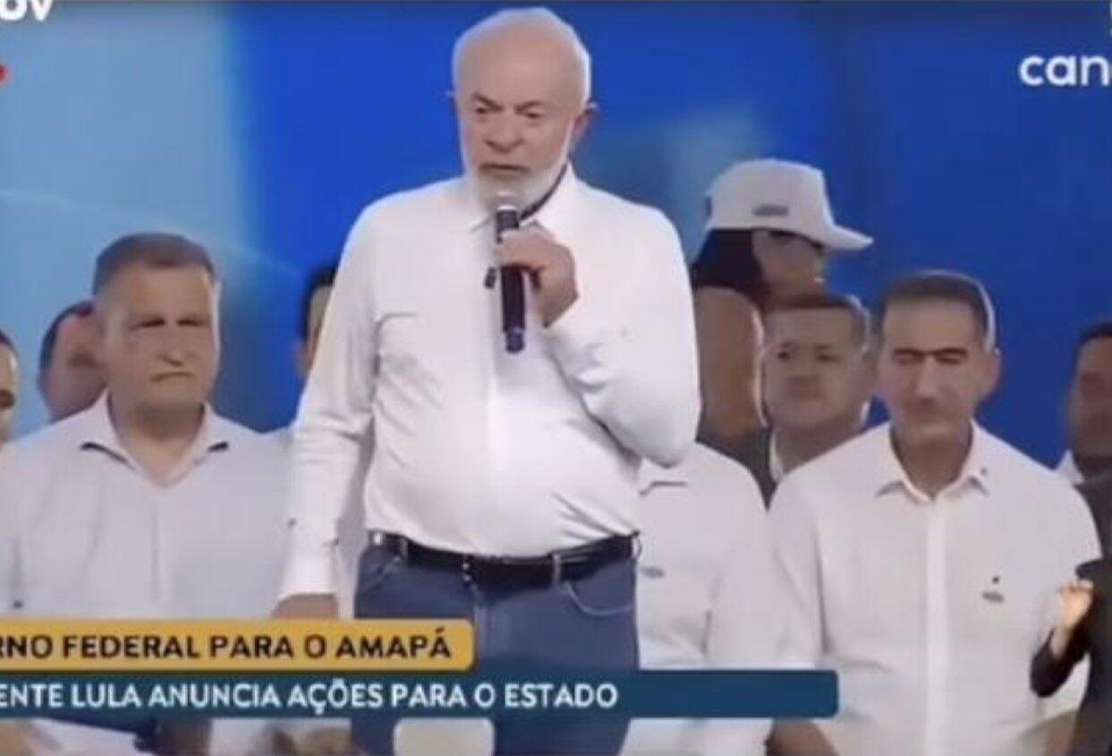 Áudio falso em vídeo faz crer que Lula foi vaiado no Amapá