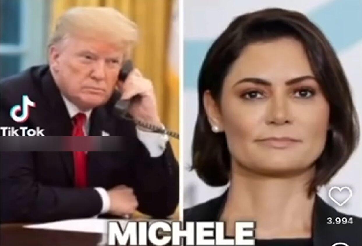 Trump não ligou para Michelle para saber sobre estado de saúde de Jair Bolsonaro