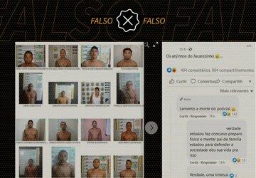 Fotos de fugitivos de prisão no RN são atribuídas nas redes a mortos no Jacarezinho
