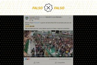 É falso que vídeo mostra agressão contra ministro Paulo Pimenta no Rio Grande do Sul