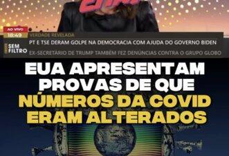 Publicações mentem ao afirmar que Globo inflou números da pandemia para prejudicar Bolsonaro